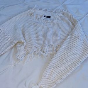 cropped sweater